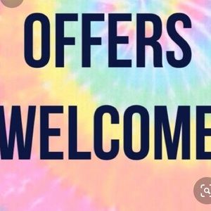 Accept 95% of offer. Trying to sell out my closet.